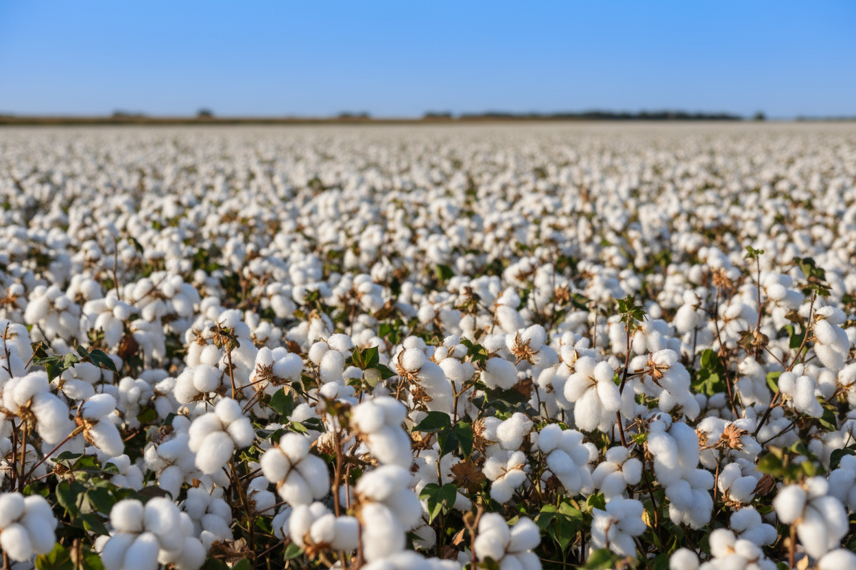 fields of cotton