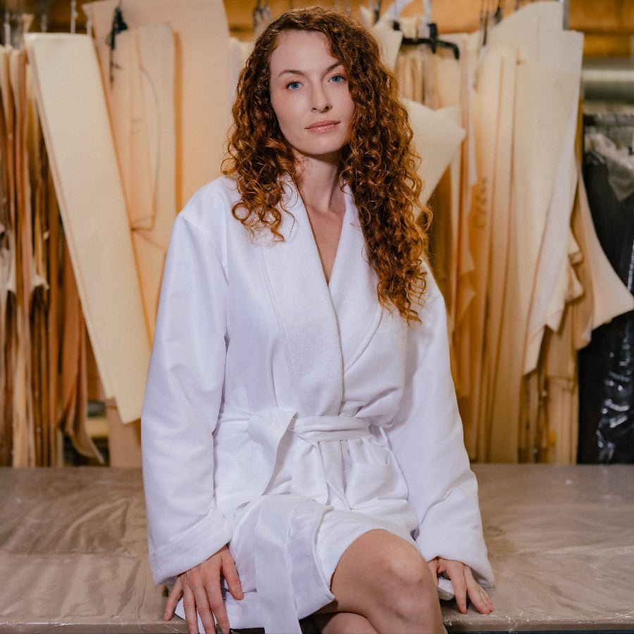 short bathrobe - Robeworks white robe