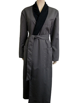 Charcoal & Black Bathrobe