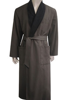 Chocolate & Black Bathrobe