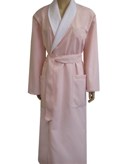 Cloud Pink & White Bathrobe