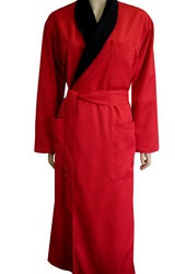 Red & Black Bathrobe