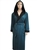 Evergreen & Black Hooded Bathrobe