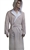 Stone & White Hooded Bathrobe